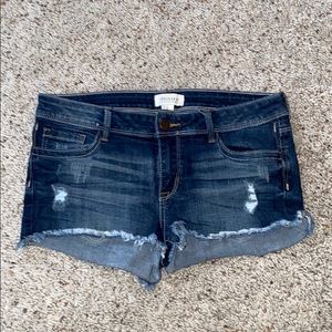 Womens denim shorts